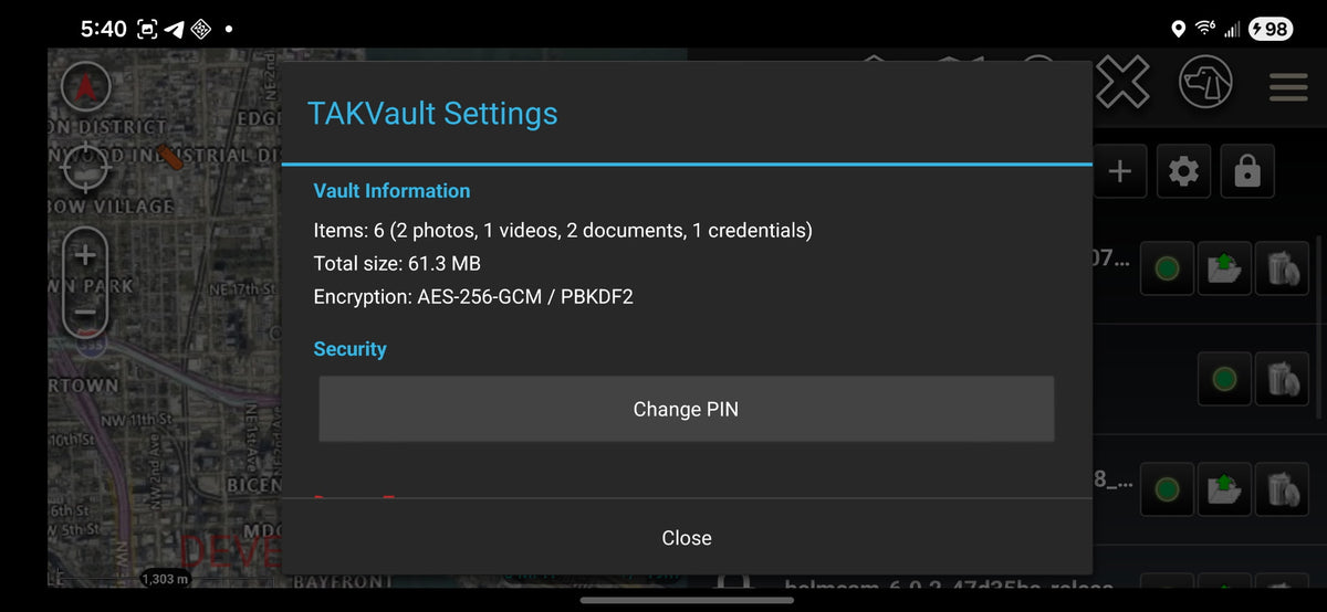 TAKVault - Secure ATAK File Management Plugin