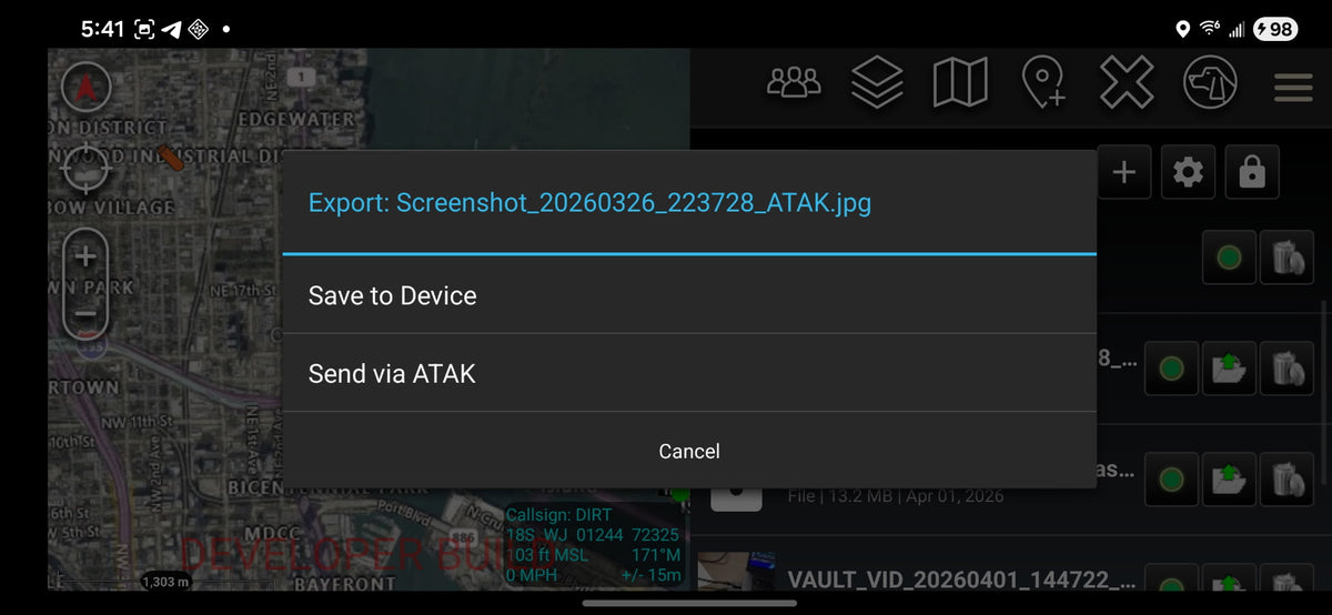 TAKVault - Secure ATAK File Management Plugin