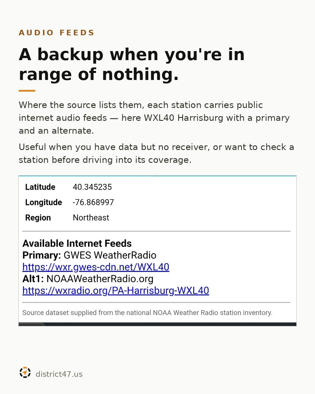NOAA Weather Radio — 1,035 Transmitters | Free Status-Coded KMZ for ATAK, TAK Aware & Google Earth