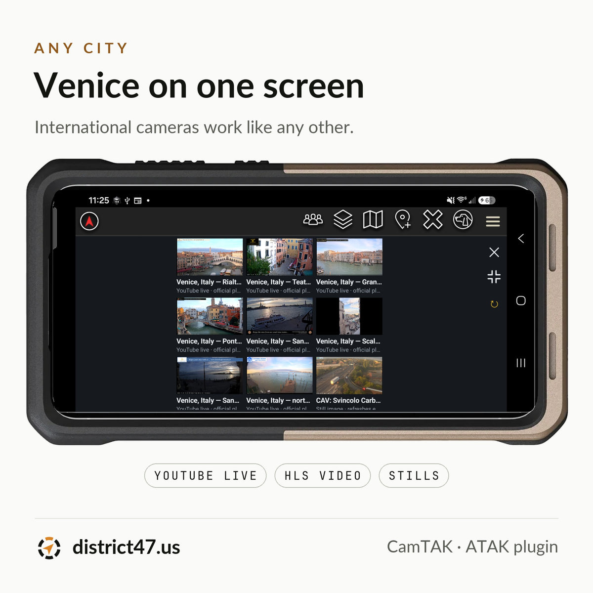 Venice video wall