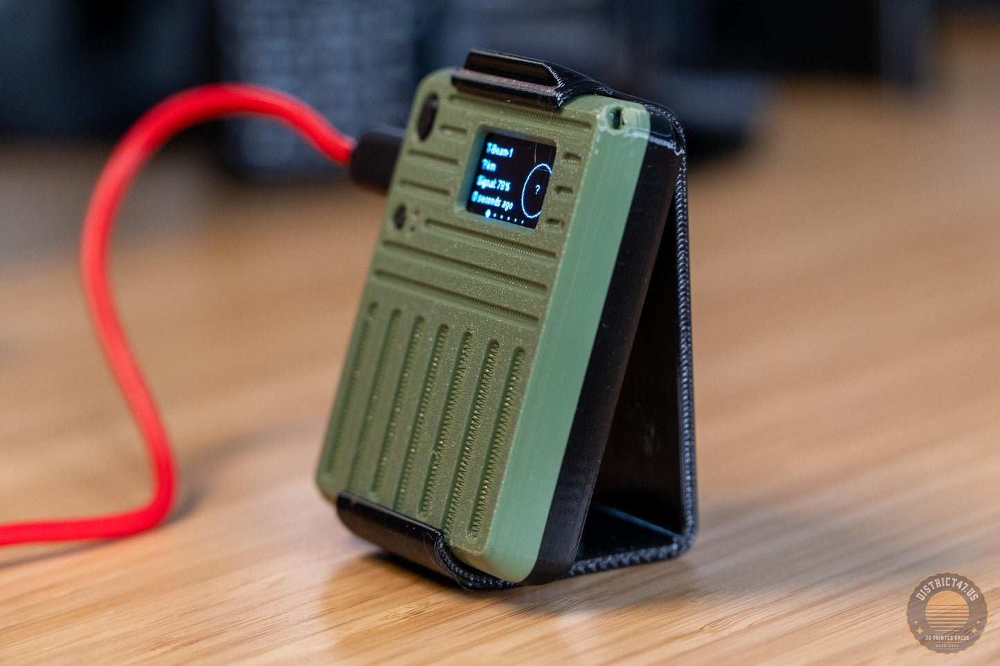 Meshtastic Portable Pager Node with 2,000mah battery.