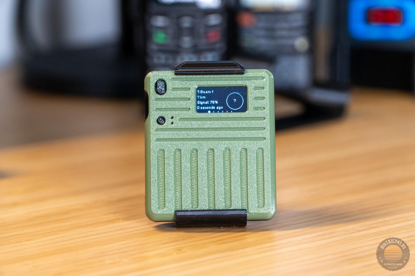 Meshtastic Portable Pager Node with 2,000mah battery.