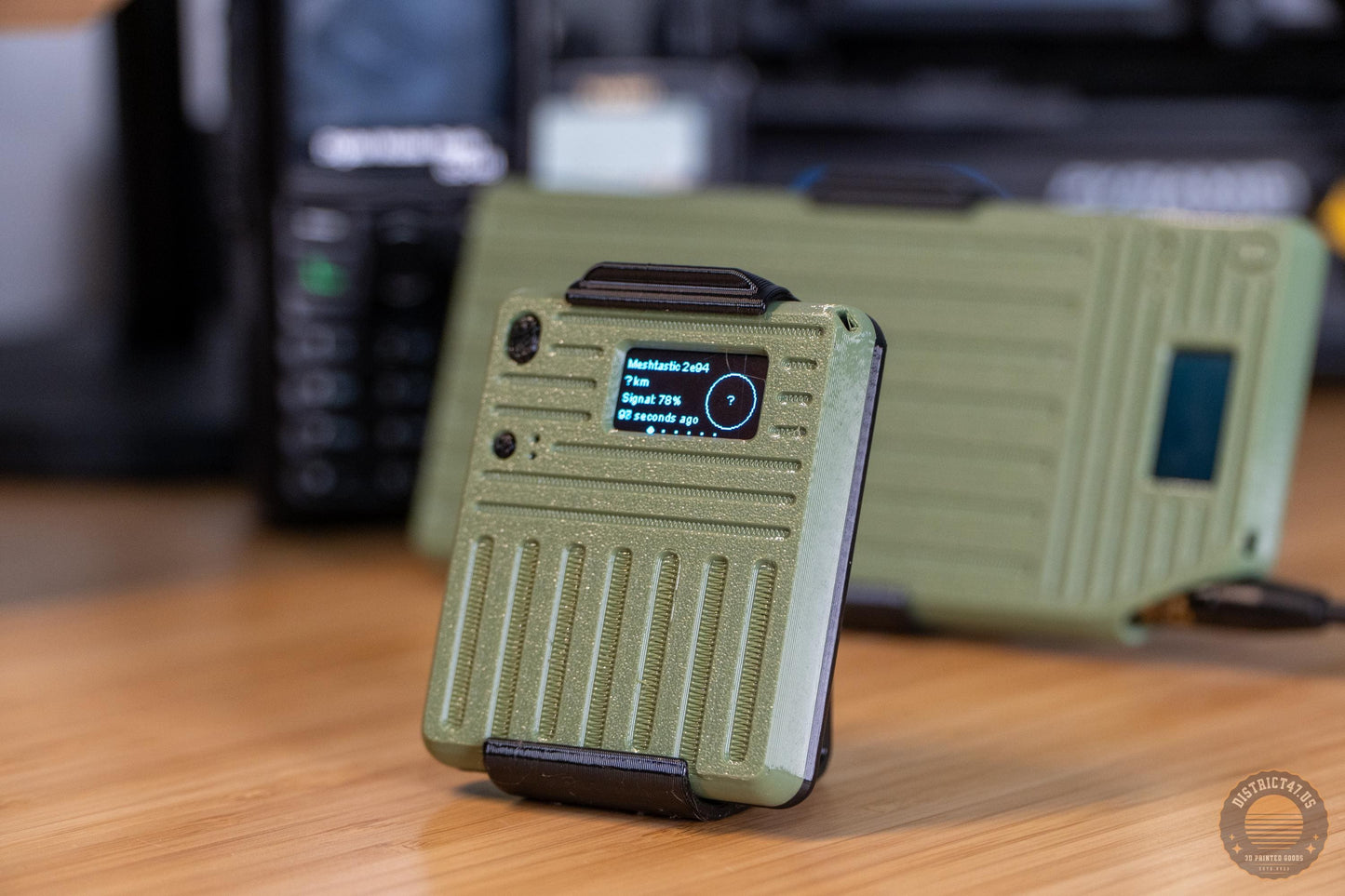 Meshtastic Portable Pager Node with 2,000mah battery.