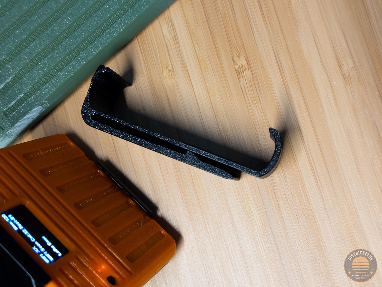 Meshtastic Portable Node with 3,000mah battery, desk stand, molle clip and pocket clip