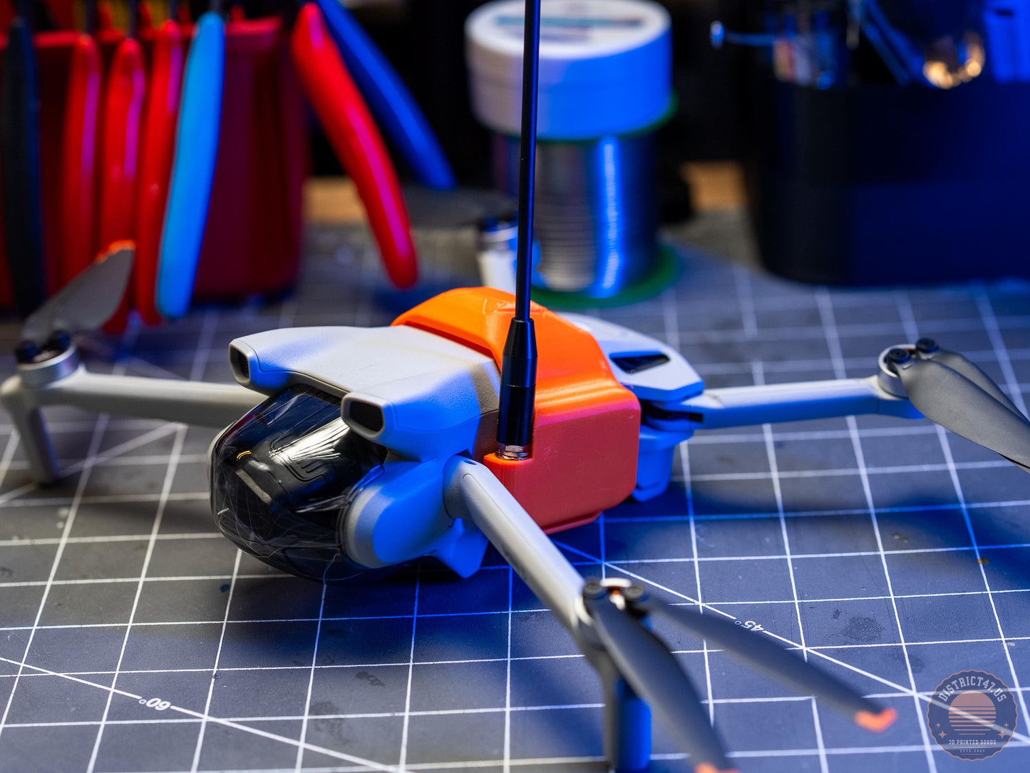 DJI Mini Mehstastic Off Grid Node with built in 1000mah battery