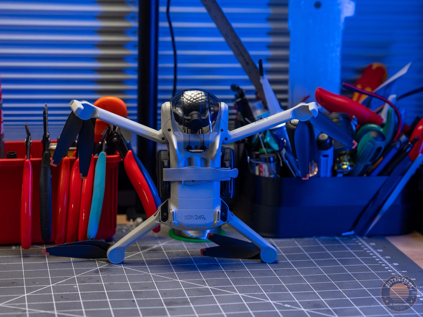 DJI Mini Mehstastic Off Grid Node with built in 1000mah battery