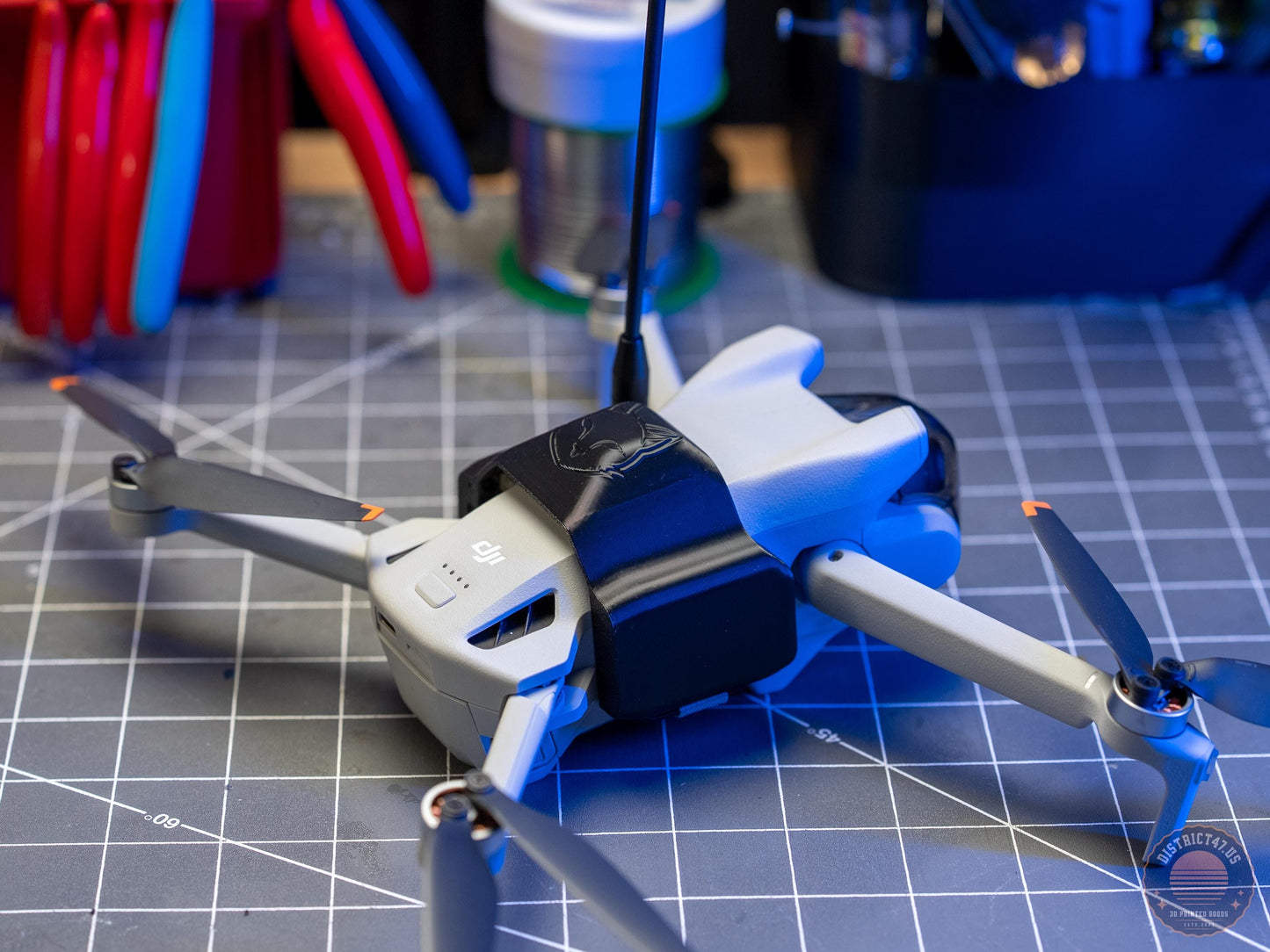 DJI Mini Mehstastic Off Grid Node with built in 1000mah battery
