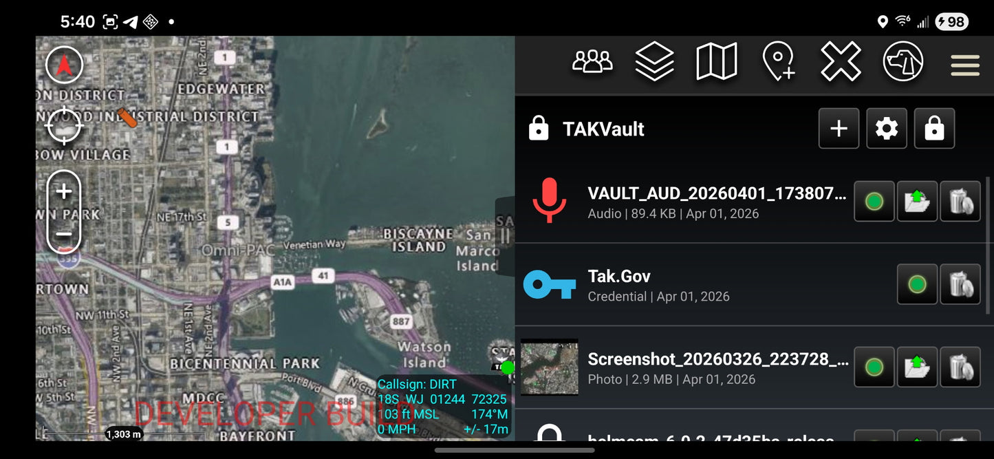 TAKVault - Secure ATAK File Management Plugin