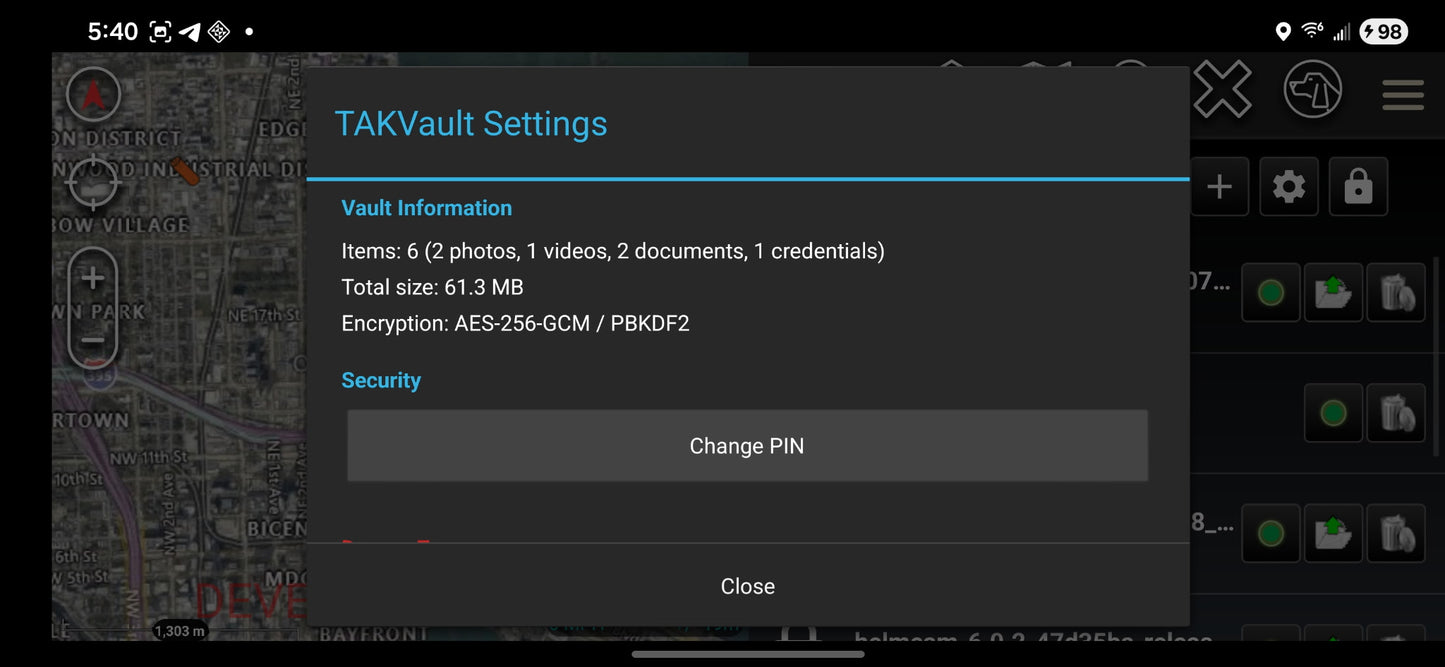 TAKVault - Secure ATAK File Management Plugin