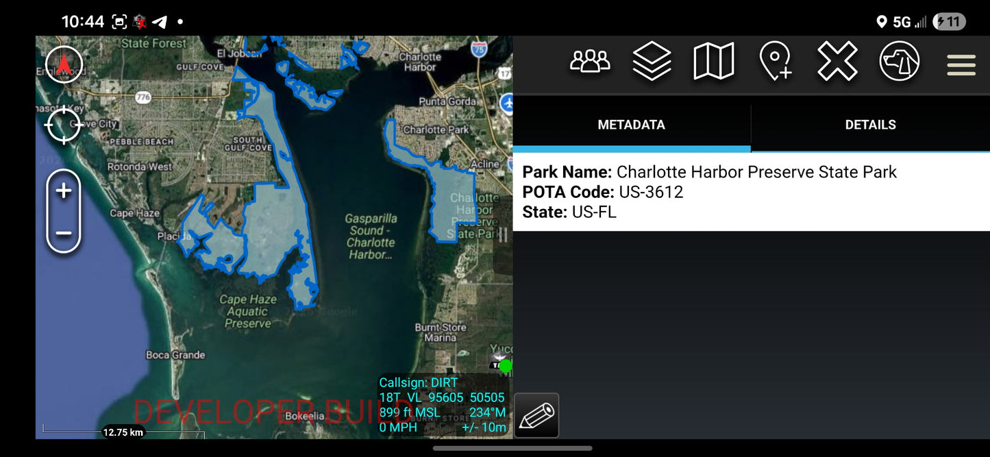 ATAK/TAK Aware (iPhone) POTA KMZ Map Package (All 50 States)