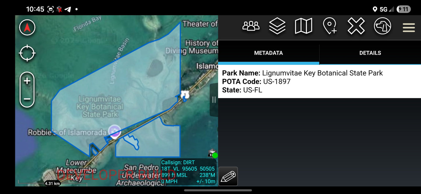 ATAK/TAK Aware (iPhone) POTA KMZ Map Package (All 50 States)