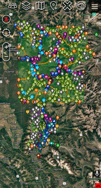 US National Parks Field Guide KMZ File Compative with ATAK And TAKaware