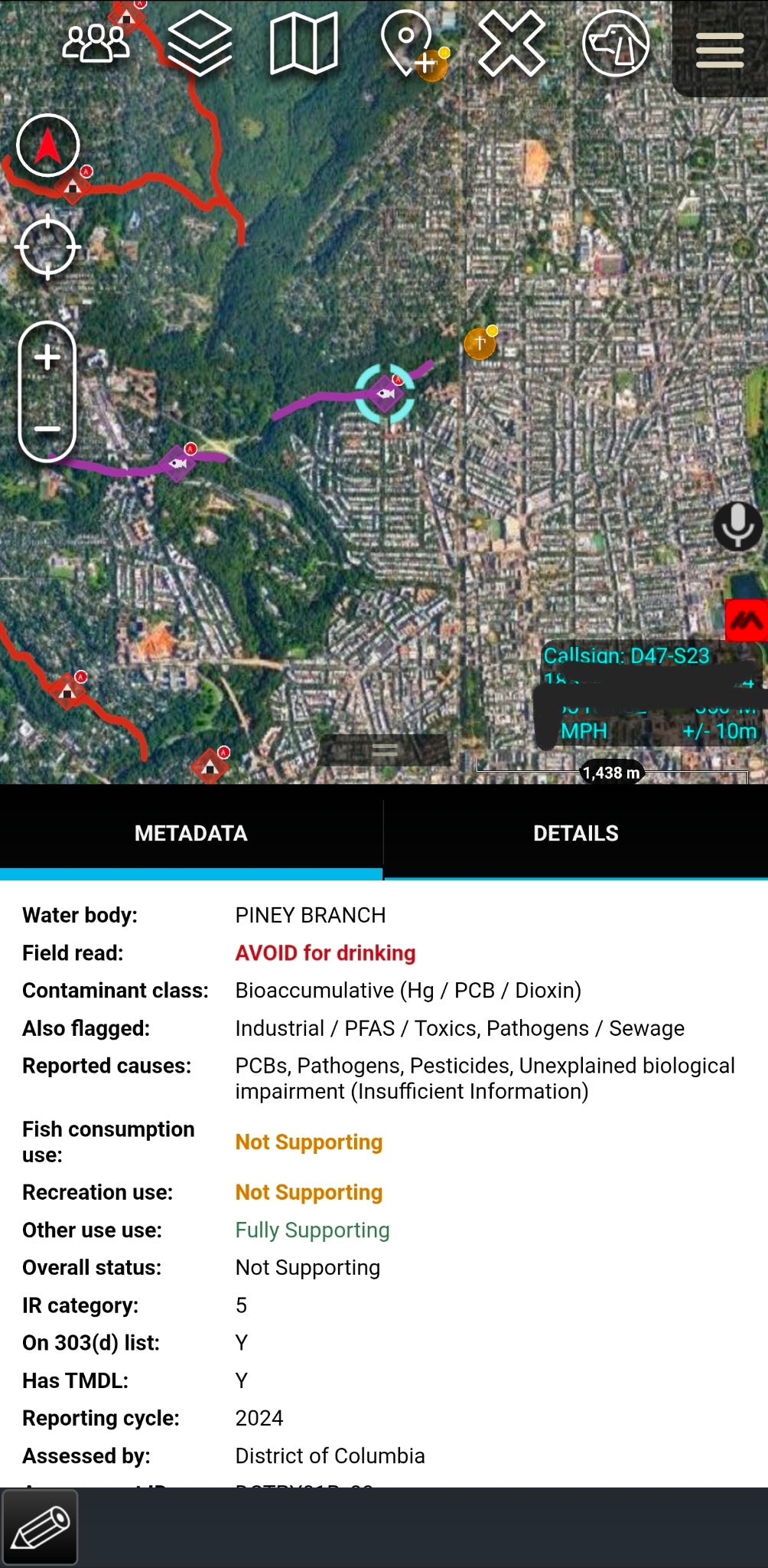 Water Intel — ATAK Data Package | Springs, Wells, Dams & EPA Impaired Waters