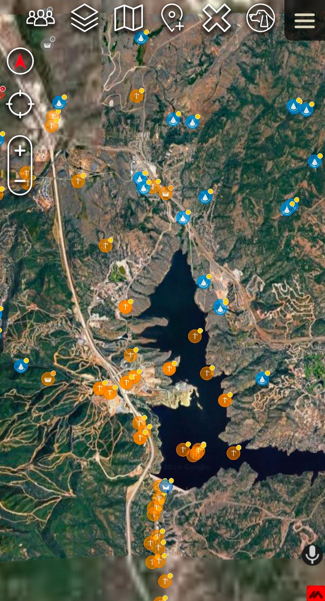 Water Intel — ATAK Data Package | Springs, Wells, Dams & EPA Impaired Waters
