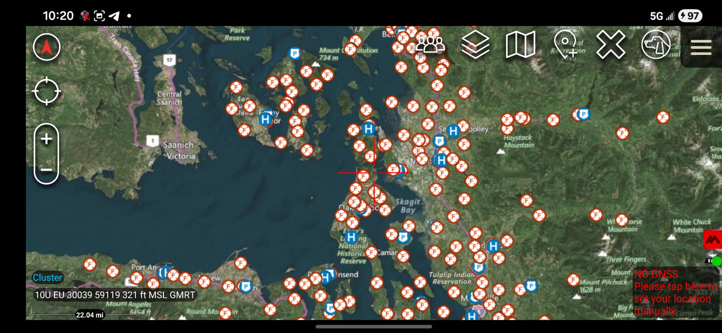 ATAK/TAK Aware (iPhone) Hospitals, Fire Station and Police Stations