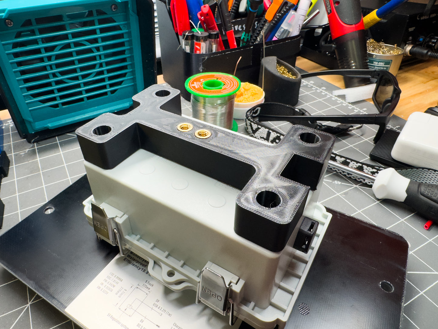 1/4"- 20 Tap Mount for Meshtastic Nodes