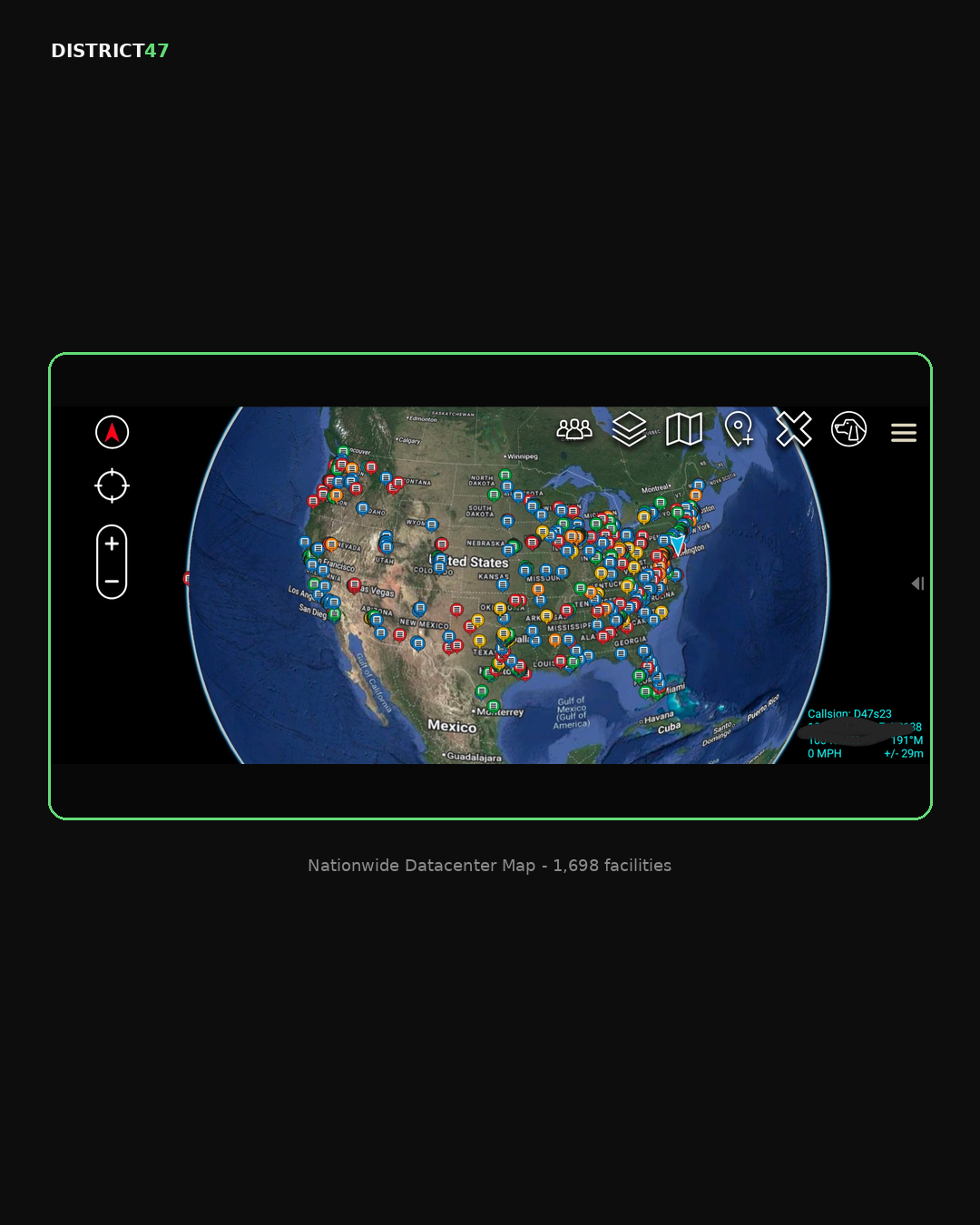 ATLAS Data Centers — 1,698 U.S. Facilities | Reliability-Graded KMZ for ATAK, TAK Aware & Google Earth
