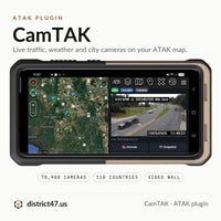 CamTAK ATAK plugin: live traffic camera on the ATAK map