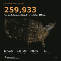 Fuel Intel: 259,933 fuel and storage sites across every state, mapped for ATAK offline