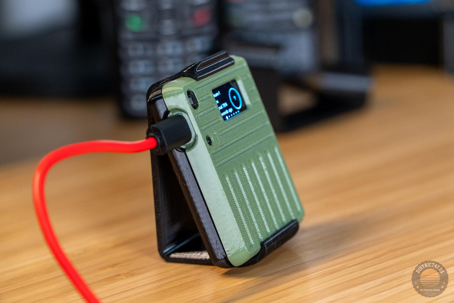 Meshtastic Portable Pager Node with 2,000mah battery.