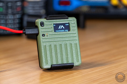 Meshtastic Portable Pager Node with 2,000mah battery.