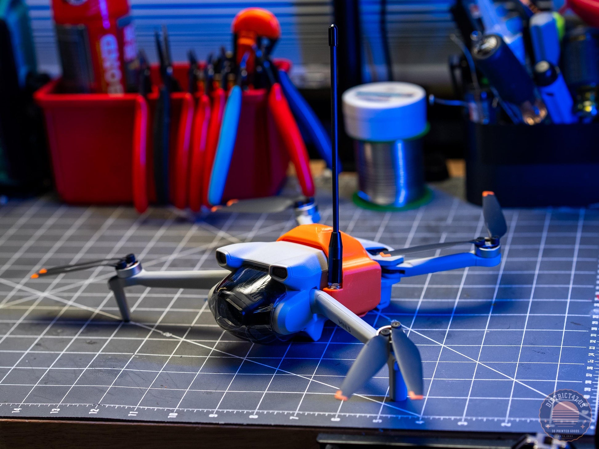 DJI Mini Mehstastic Off Grid Node with built in 1000mah battery