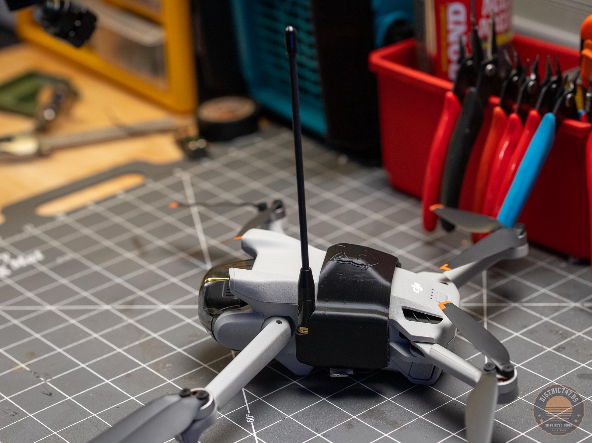 DJI Mini Mehstastic Off Grid Node with built in 1000mah battery